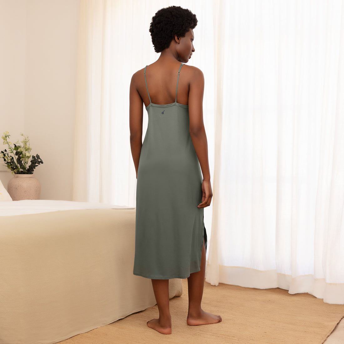 Long slip dress women —NATTCOOL™ SLEEP TECH