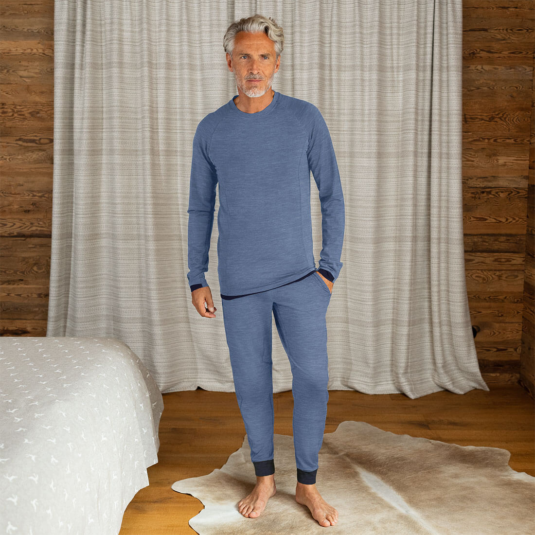 Sleep pants cuff men —NATTWARM™ SLEEP TECH