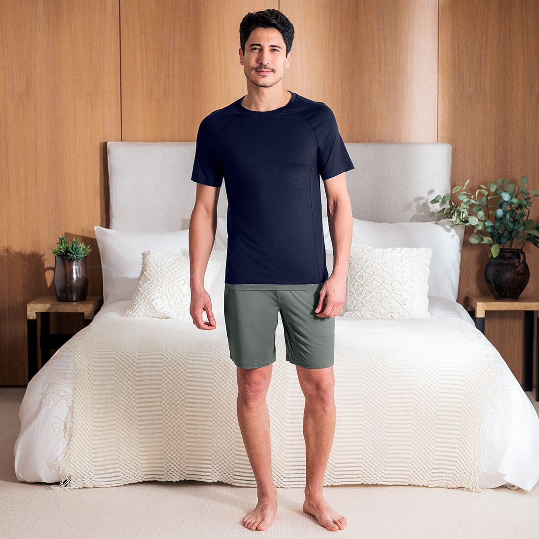 Sleep t-shirt men—NATTCOOL™ SLEEP TECH