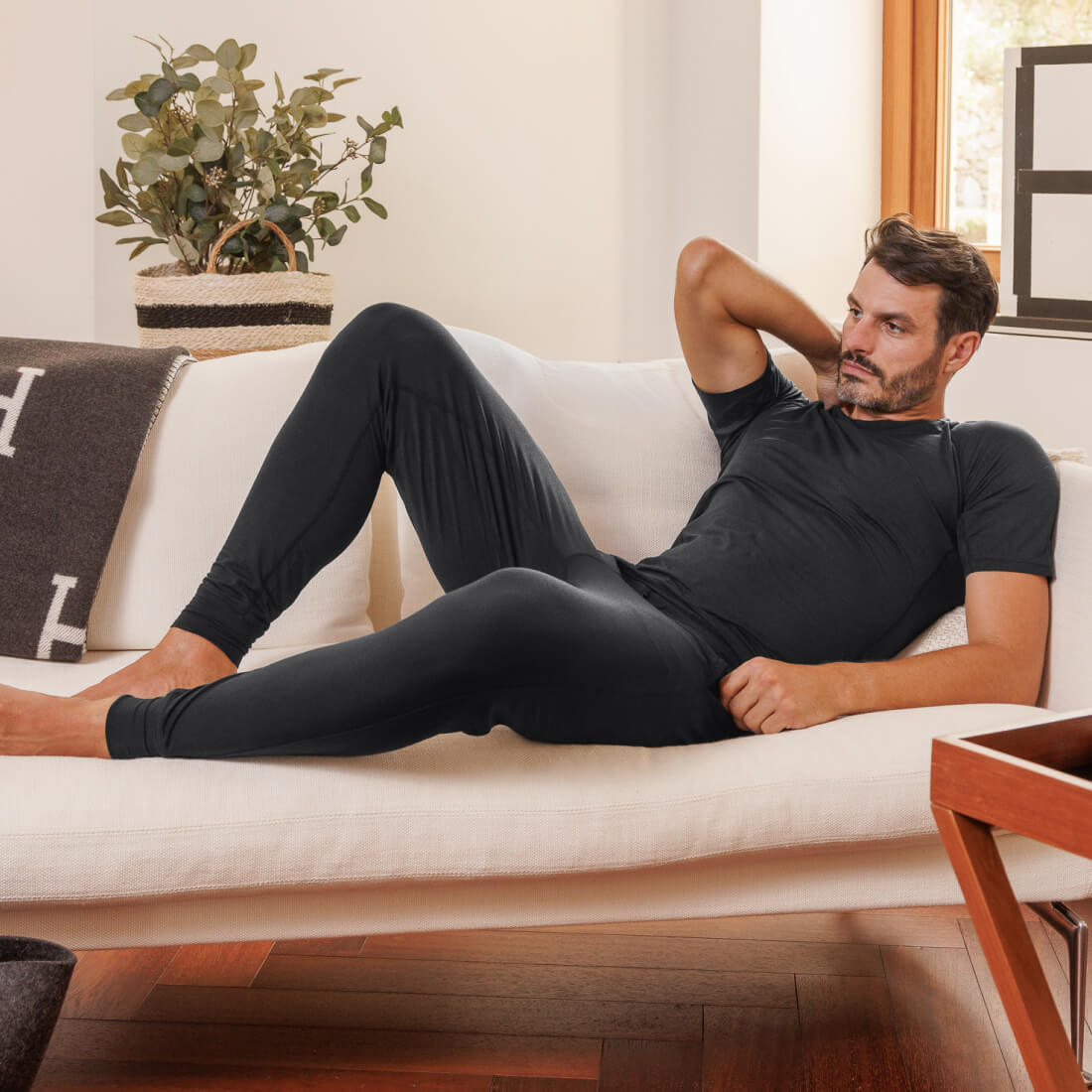 Sleep pants cuff men—NATTWELL™ SLEEP TECH