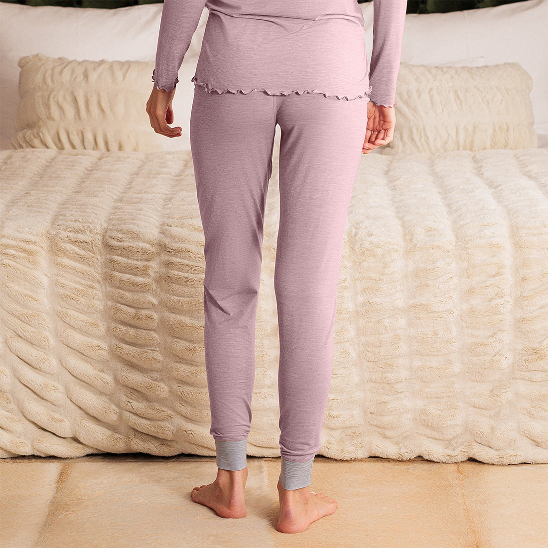 SLEEP PANTS CUFF WOMEN —NATTWARM™ SLEEP TECH