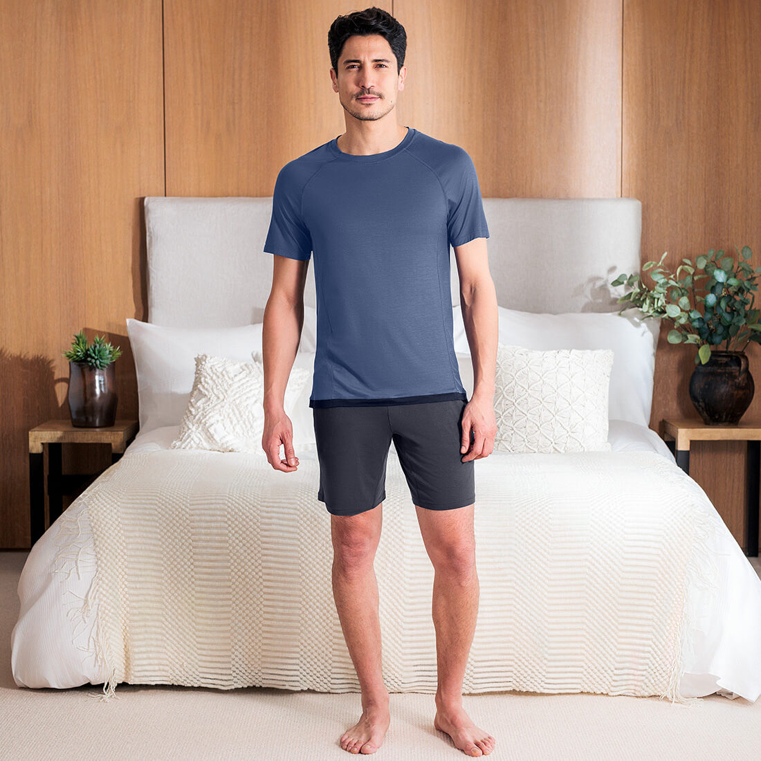 Sleep t-shirt men—NATTCOOL™ SLEEP TECH