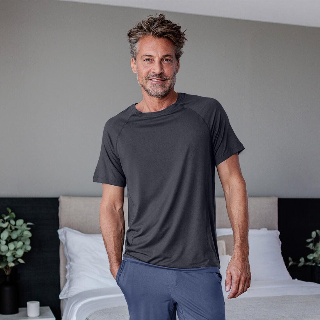 Sleep t-shirt men—NATTCOOL™ SLEEP TECH