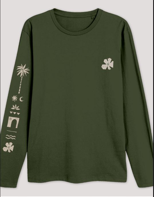 Khaki Foundation Long Sleeve Campus T-Shirt