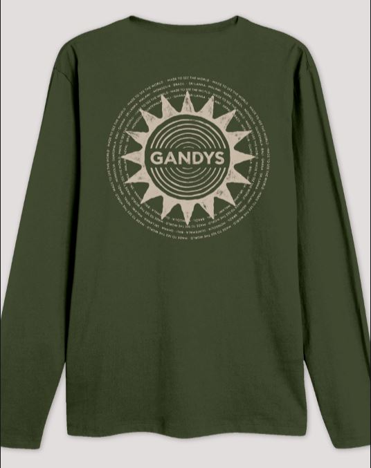 Khaki Foundation Long Sleeve Campus T-Shirt