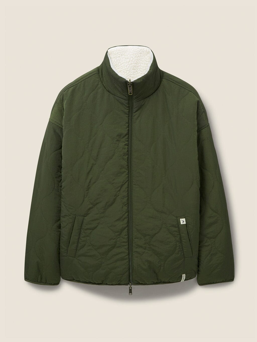 Khaki Lofthus Reversible Jacket