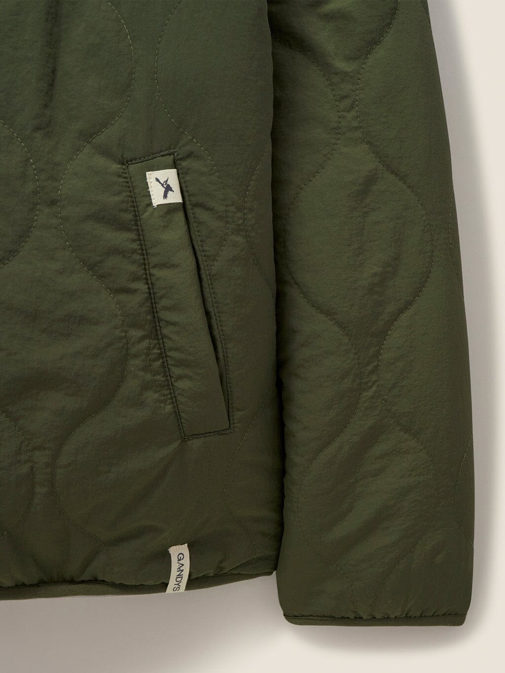 Khaki Lofthus Reversible Jacket