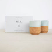 Eco Coffee Mug Gift Set | Medium Aqua