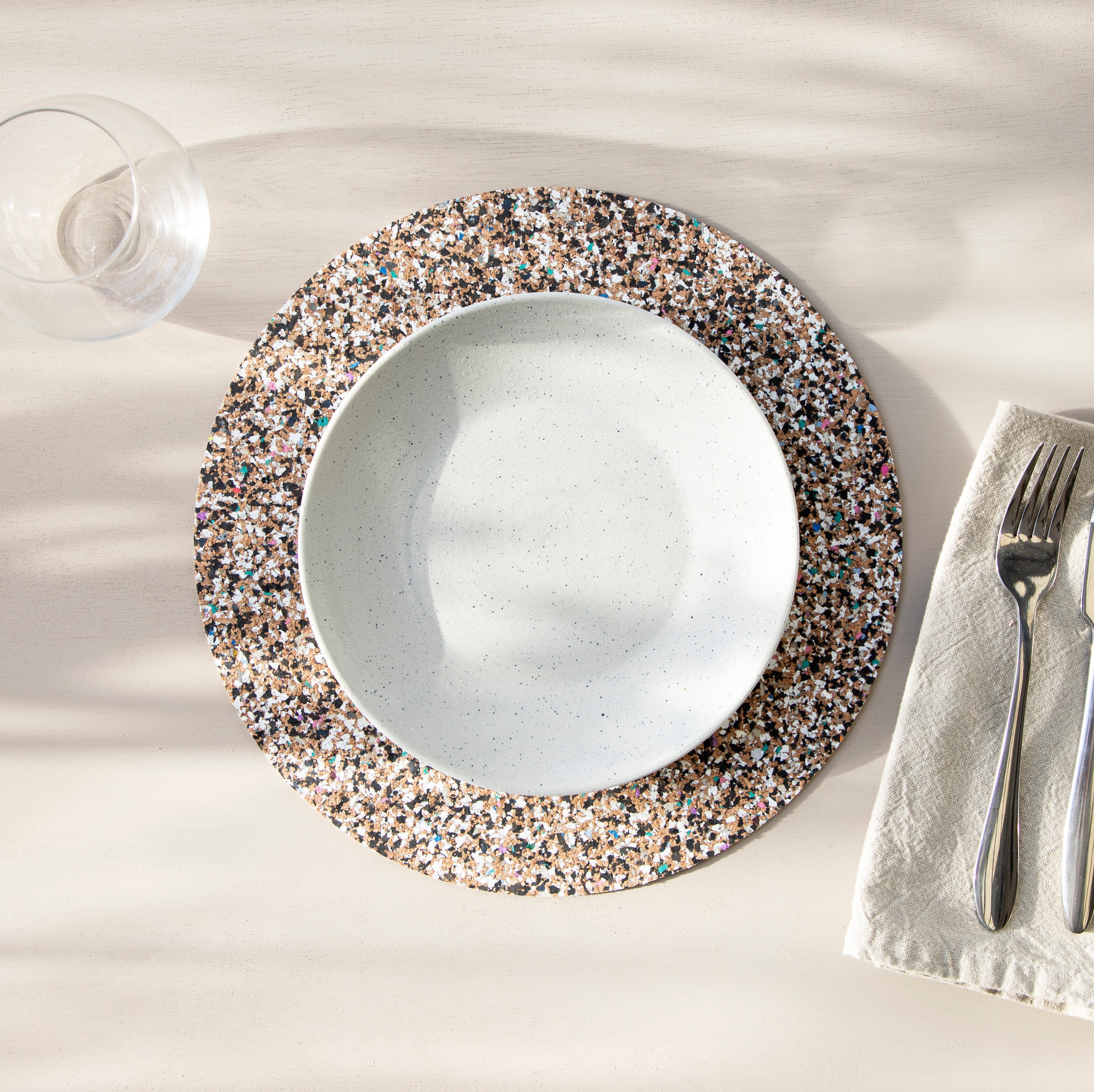 Beach Clean Round Placemats and Coasters Bundle | Table S/4