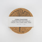 Cork Coaster Ginkgo