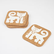 Hornsea Cork Coasters | Happy Cat