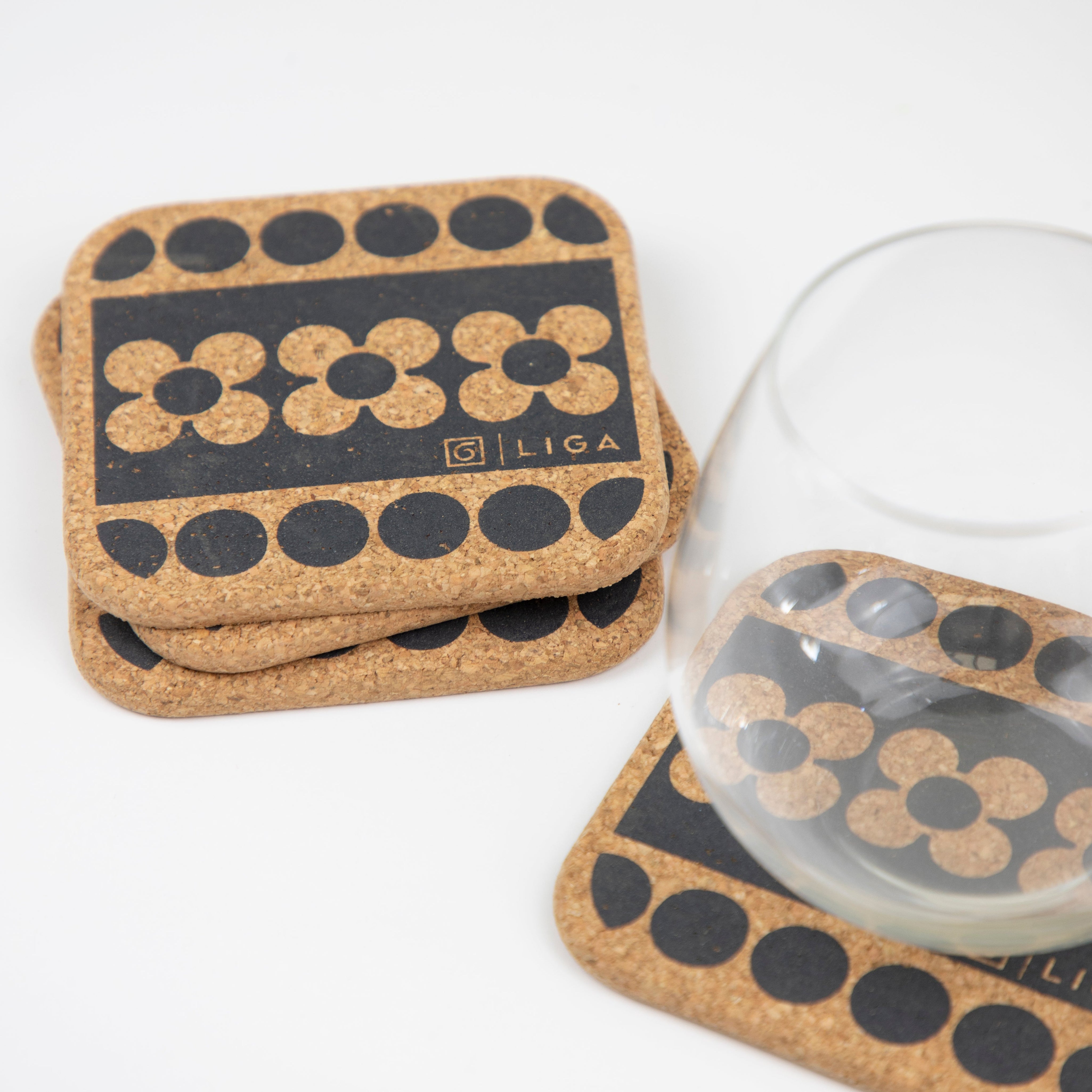 Hornsea Cork Coasters | Saffron