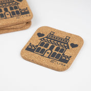 Hornsea Cork Coasters | Houses