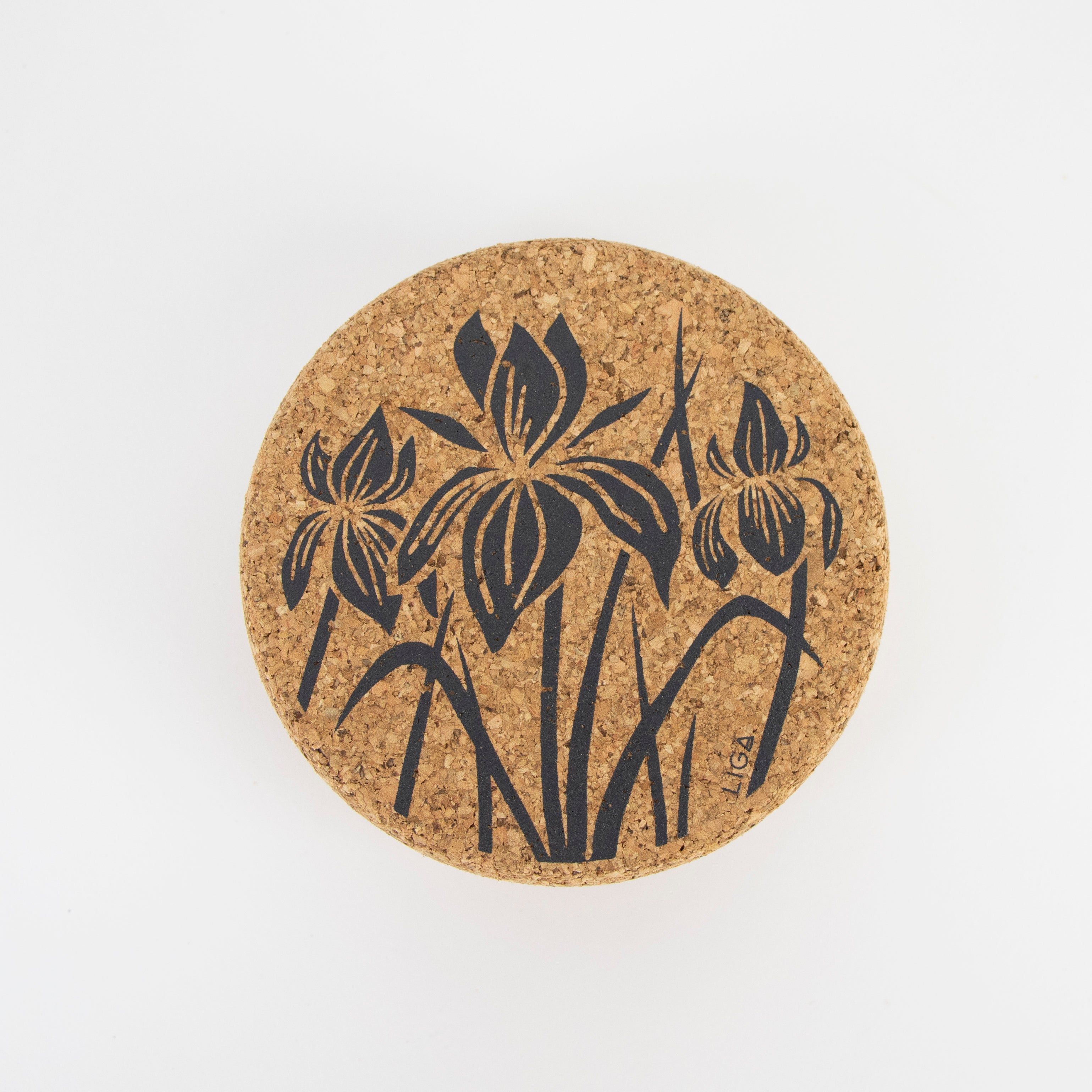 Cork Coaster Iris