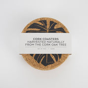 Cork Coasters | Monstera
