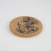 Cork Coaster Orchid Grey