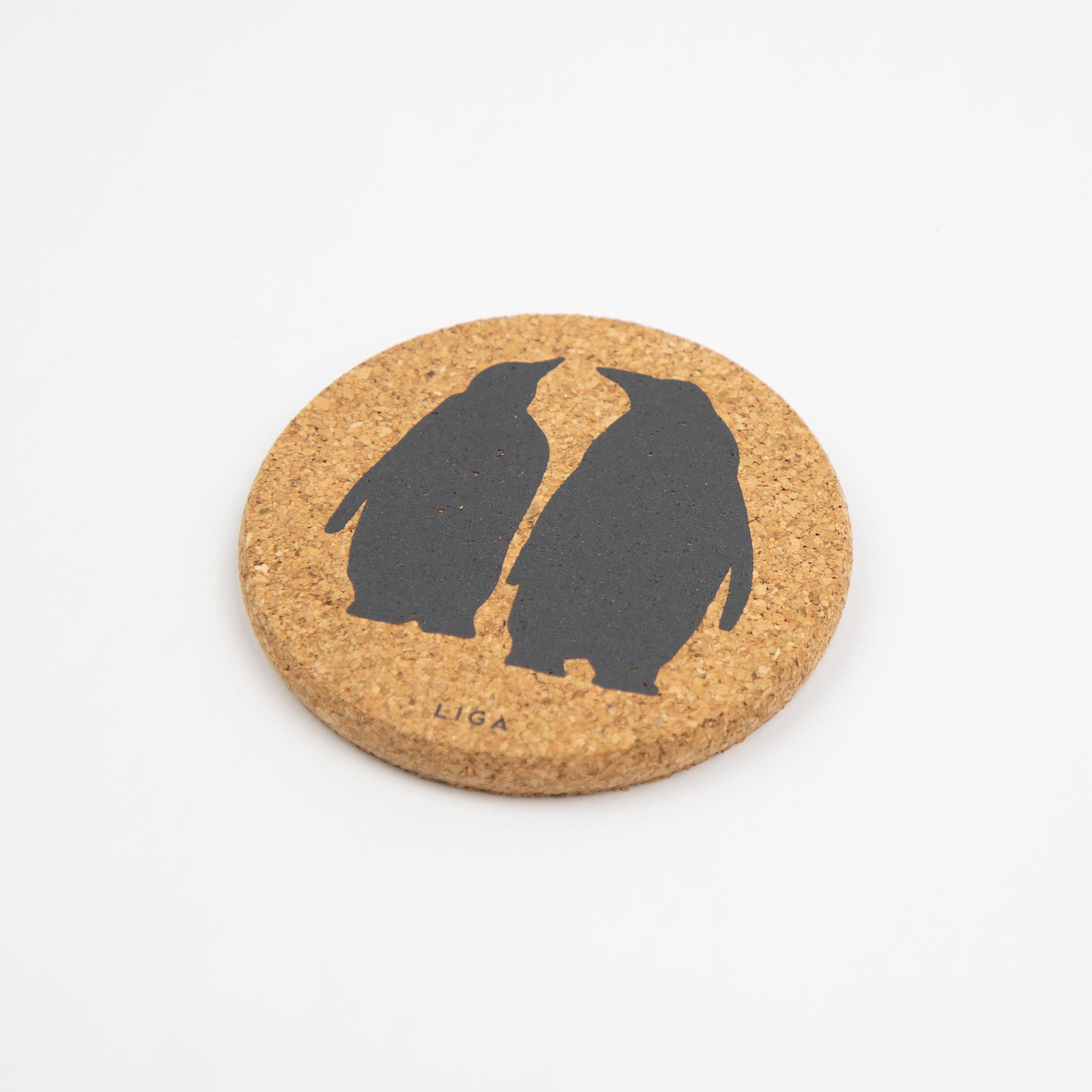 Cork Coaster Penguins