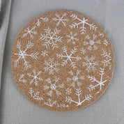 Cork Mats | Snowflakes