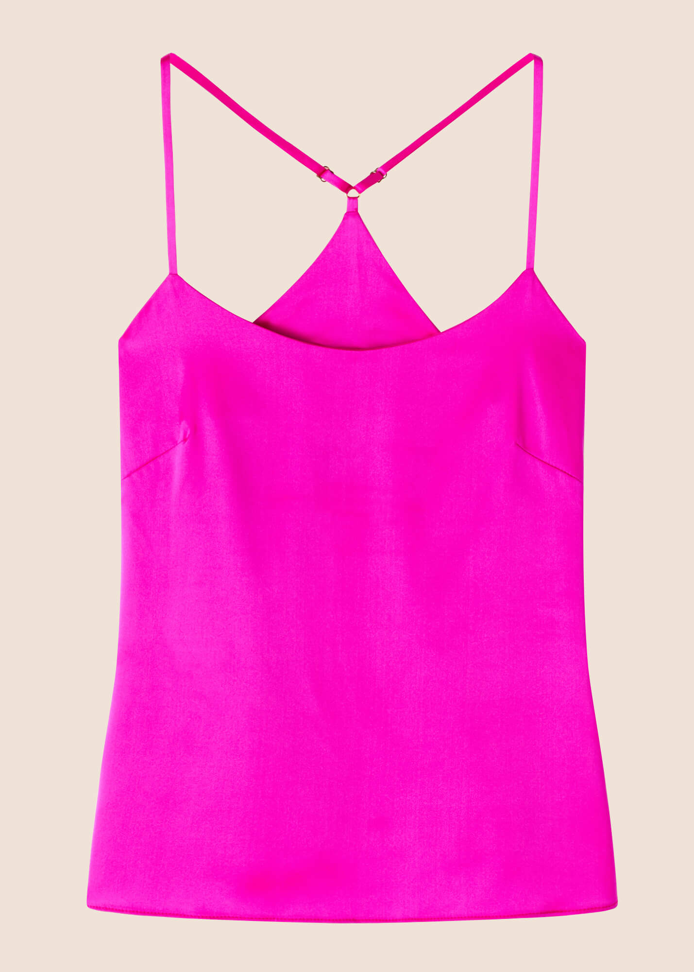 Lola Amaranth Silk Camisole