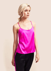 Lola Amaranth Silk Camisole