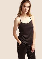 Lola Ebony Silk Camisole