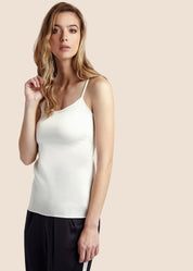 Lola Ivory Silk Camisole