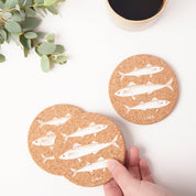 Cork Coasters | Mackerel