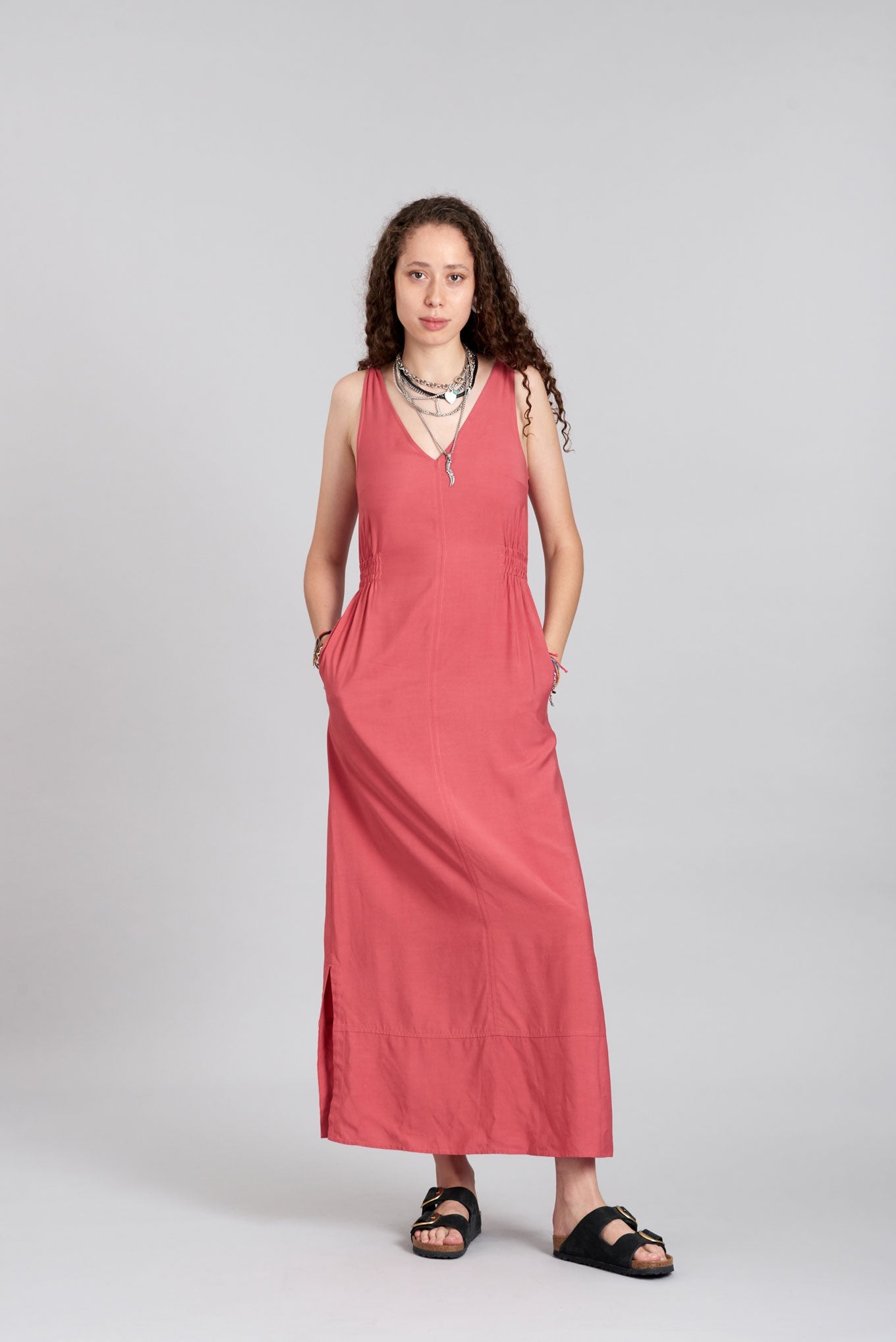 MARNIE - Rayon Dress Pink