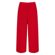 Martha Wide Leg Knitted Trousers Co-Ord - Red