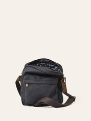 Black Yala Coated Cotton Cross Body Bag