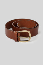 Basic Leather Belt - Casual Style