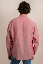 Pink - Coral Linen Shirt
