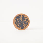Cork Coasters | Monstera