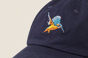 Navy Kingfisher Cotton Cap