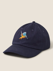 Navy Kingfisher Cotton Cap