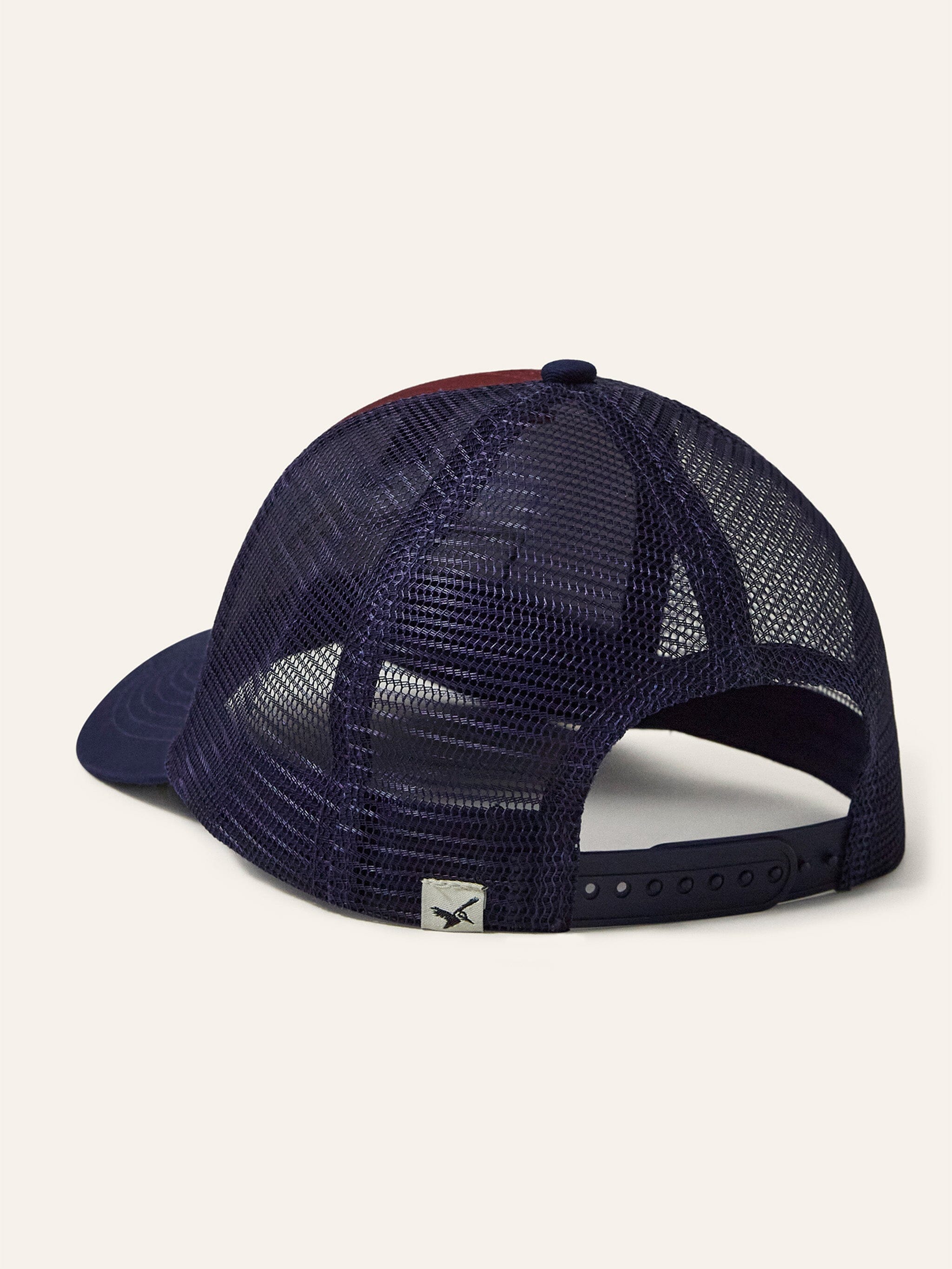 Navy Wave Trucker Cap