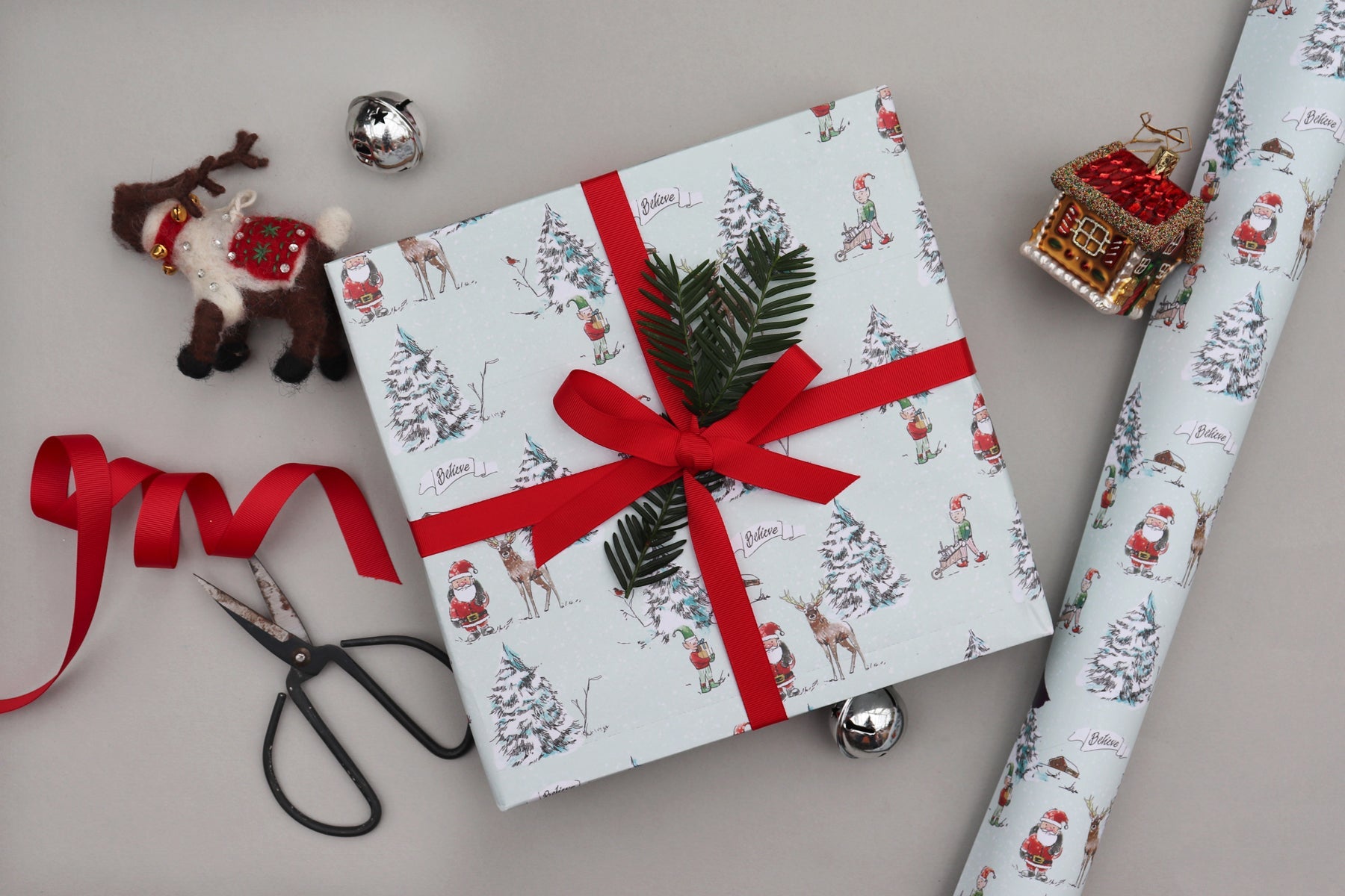 NORTH POLE CHRISTMAS WRAPPING PAPER