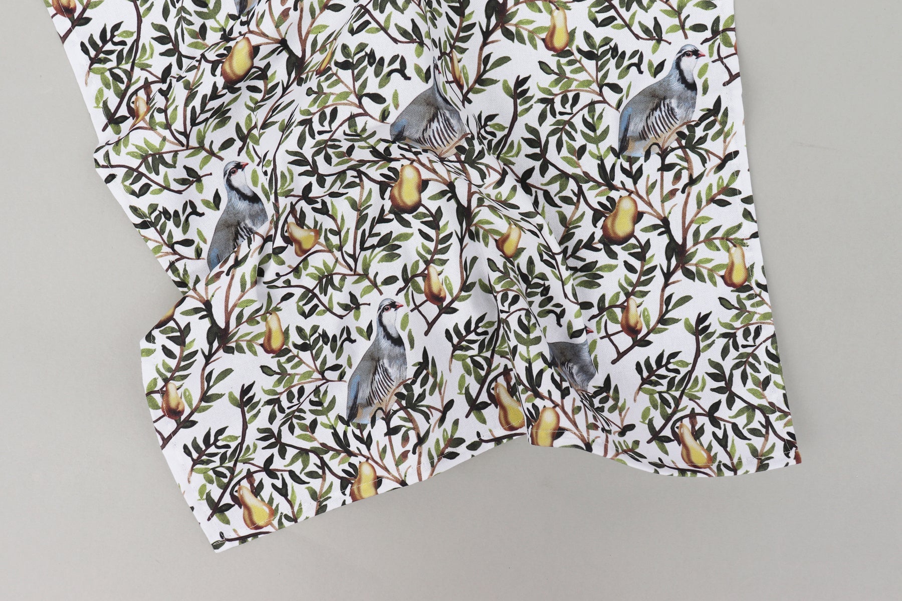 SET of TWO PARTRIDGE COTTON NAPKINS