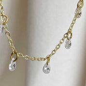 Rising Star 5 Pear Diamond Dangle Necklace