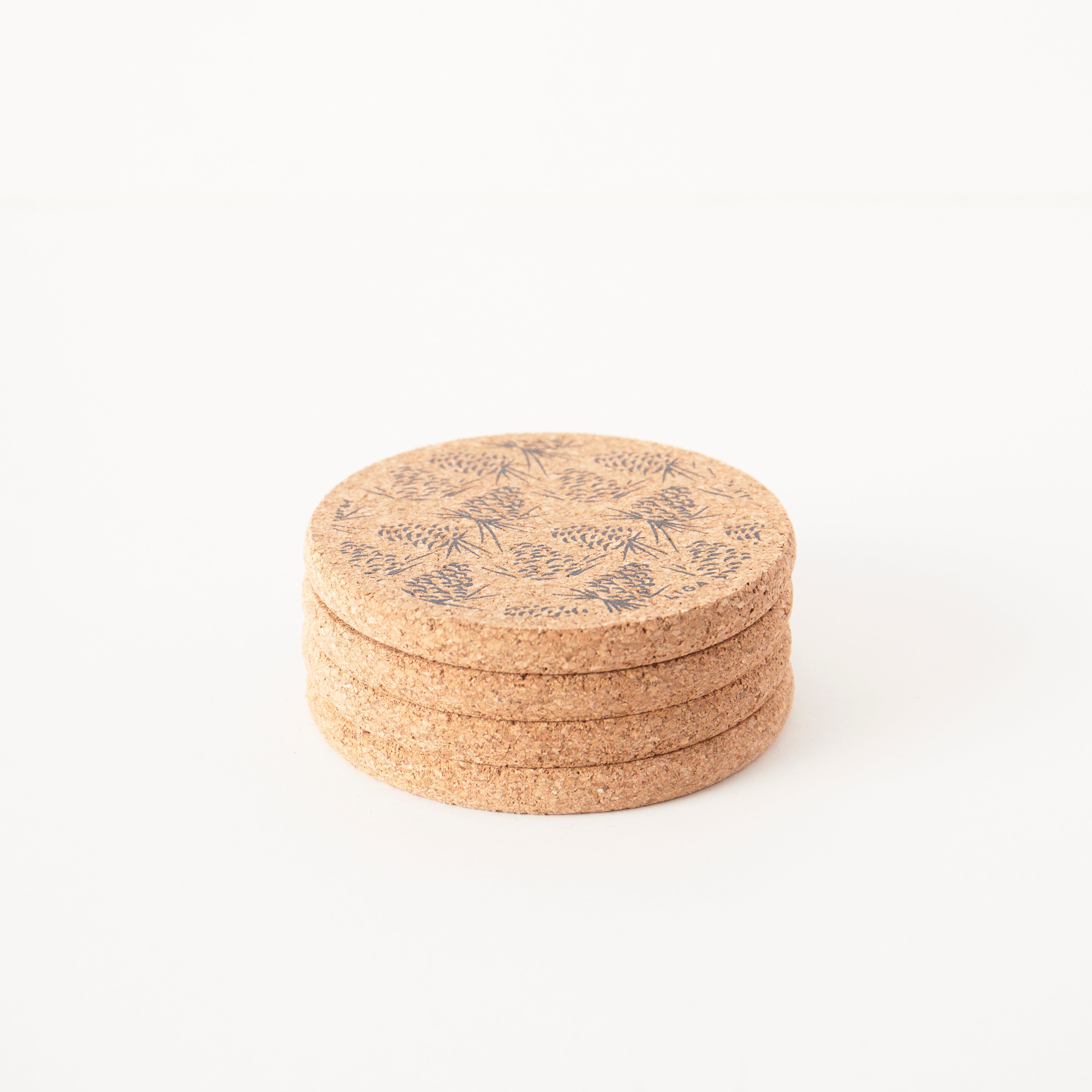 Cork Coasters | Pinecone