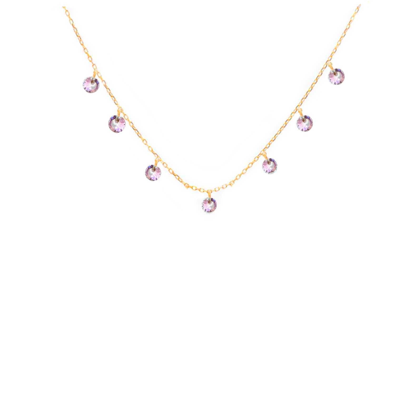 Rising Star 7 Pink Sapphire Necklace