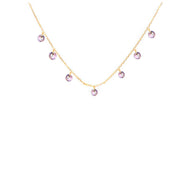 Rising Star 7 Pink Sapphire Necklace