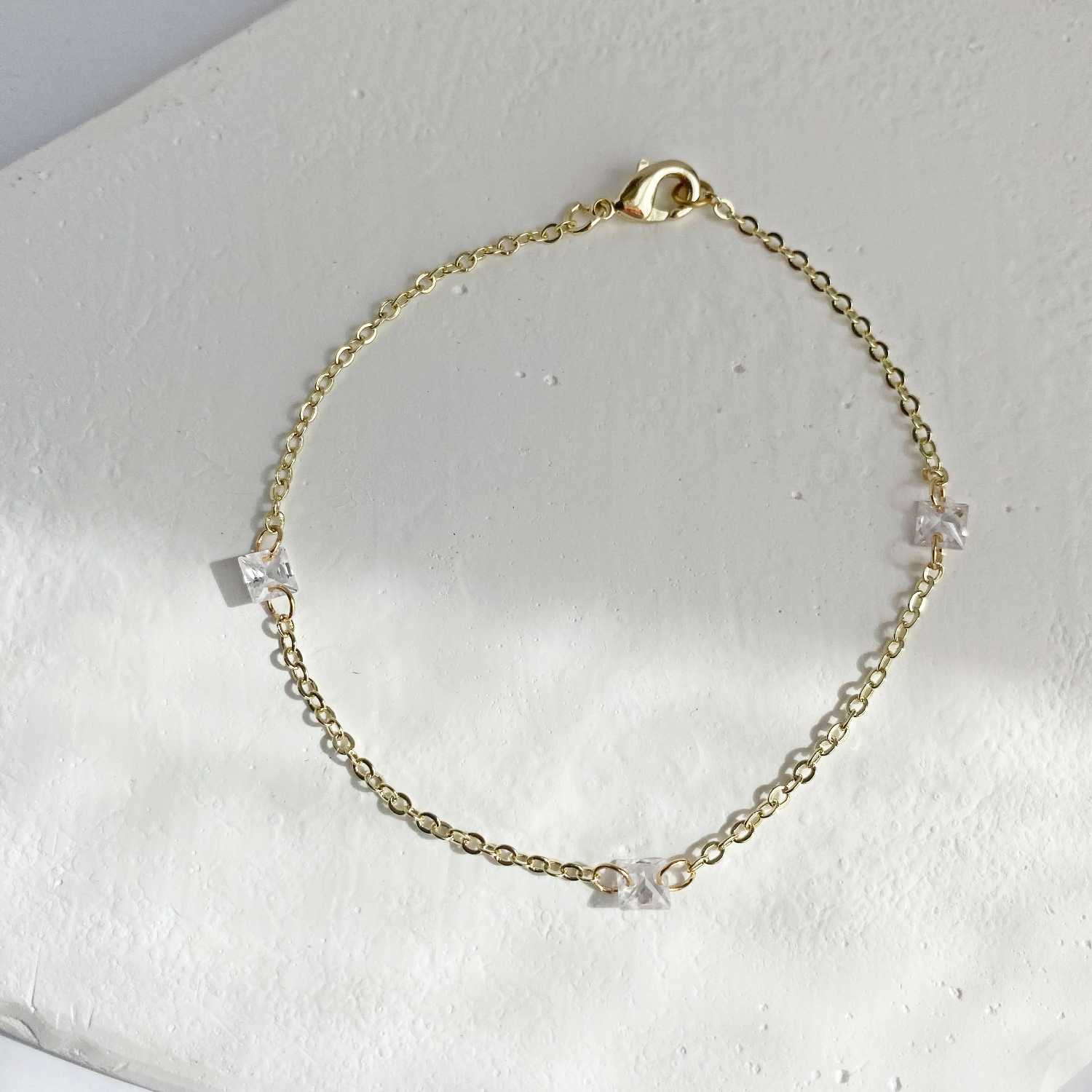 Rising Star Princess 3 Diamond Station Bracelet