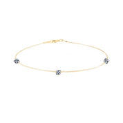 Rising Star Princess 3 Diamond Station Bracelet