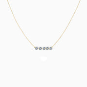 Rising Star Princess Diamond Tennis Necklace