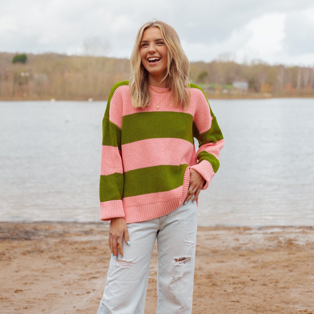 rhiannon-recycled-cotton-mix-chunky-stripe-jumper-pink-and-greencara-the-sky-649759.jpg