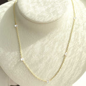 Rising Star Diamond Station Necklace