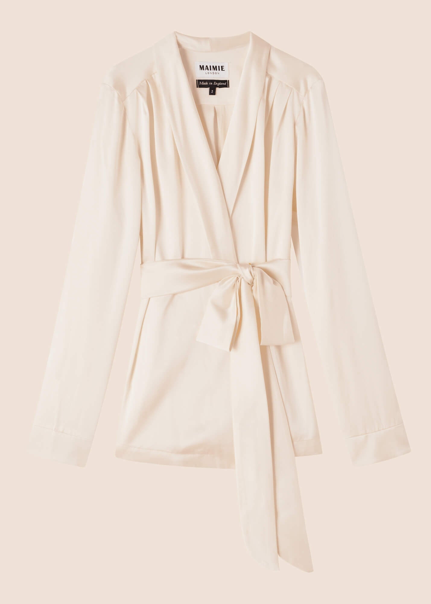 Roxy Estella Crème Silk Trouser Suit