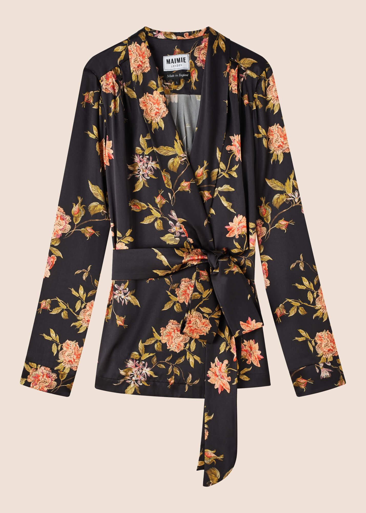 Roxy Flora Silk Wrap Jacket