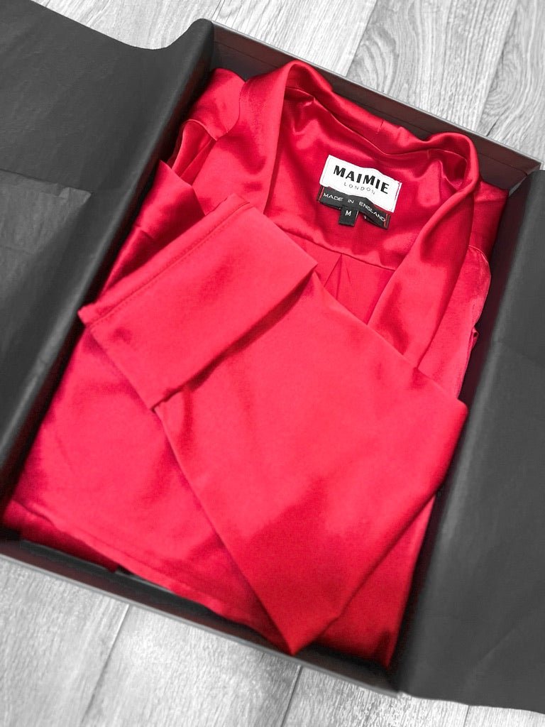 Roxy Scarlett Silk Wrap Jacket